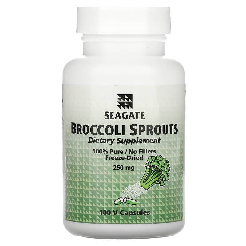 Seagate Broccoli Sprouts 250 mg 100 V viên 1 Seagate Broccoli Sprouts 250 mg 100 V Capsules 019277000354