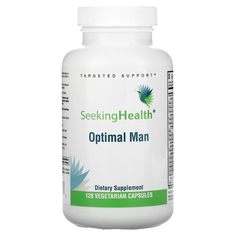 Seeking Health Optimal Man 120 Vegetarian Capsules 1 Seeking Health Optimal Man 120 Vegetarian Capsules 810007521640