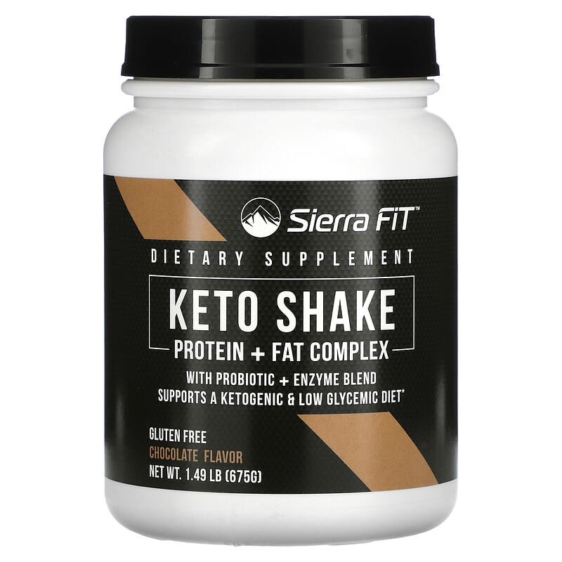 Sierra Fit Keto Shake Chocolate 1.49 lbs (675 g) 1 Sierra Fit Keto Shake Chocolate 1.49 lbs (675 g) 898220016389