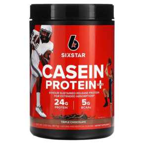 Six Star Elite Series Casein Protein Triple Chocolate 2 lbs (907 g) 631656707106