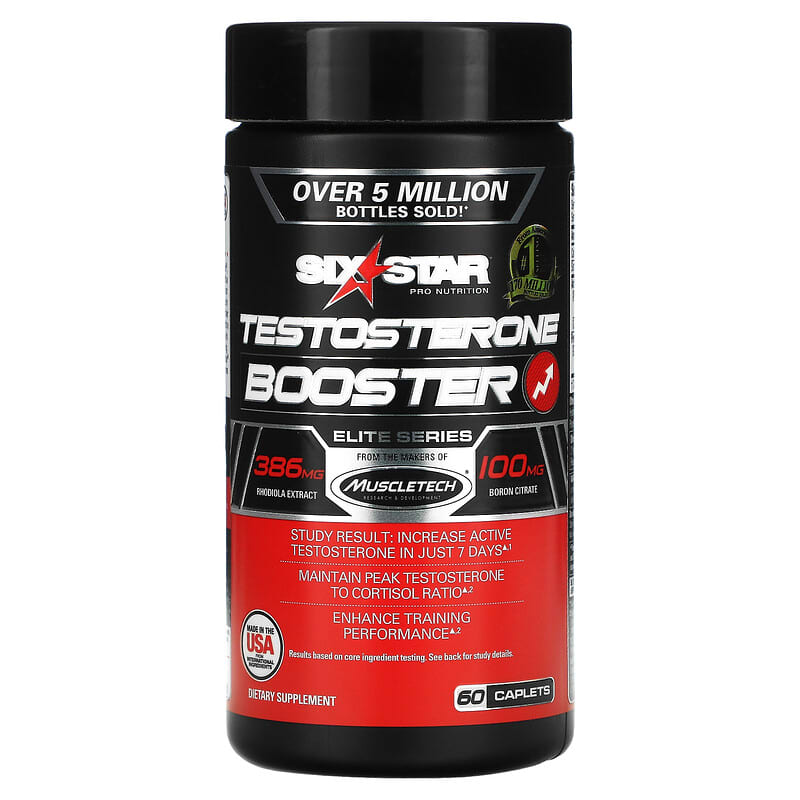Six Star Elite Series Testosterone Booster 60 Caplets 1 Six Star Elite Series Testosterone Booster 60 Caplets 631656603118