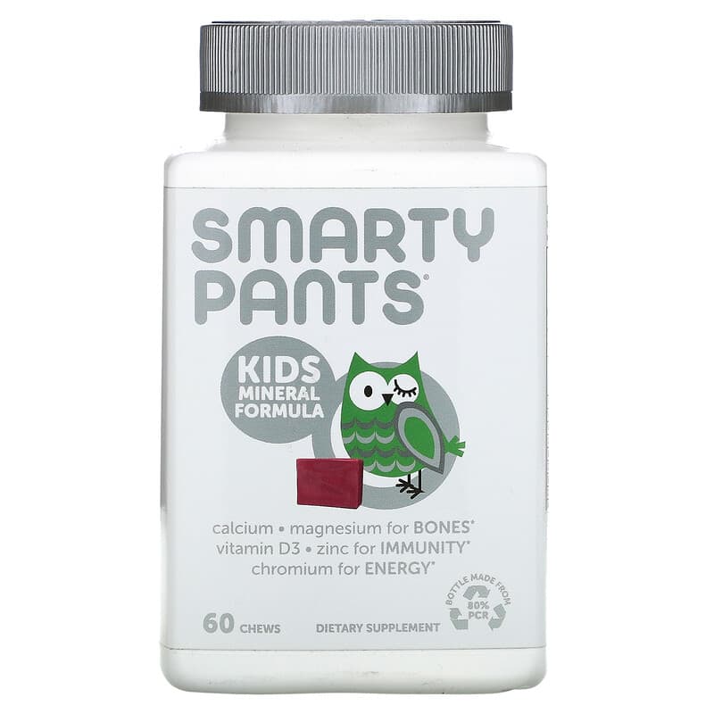 SmartyPants Kids Mineral Formula Mixed Berry 60 Chews 1 SmartyPants Kids Mineral Formula Mixed Berry 60 Chews 817053020769