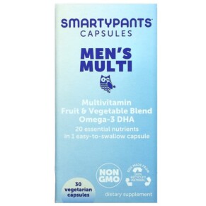 SmartyPants Men's Multi 30 Vegetarian Capsules 817053023210
