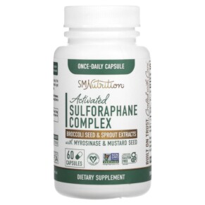 SMNutrition Activated Sulforaphane Complex with Myrosinase & Mustard Seed 60 Capsules 850005458166