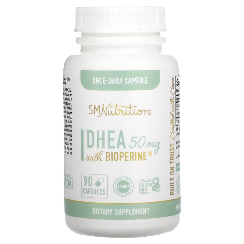 SMNutrition DHEA with Bioperine 50 mg 90 Capsules 1 SMNutrition DHEA with Bioperine 50 mg 90 Capsules 850005458067