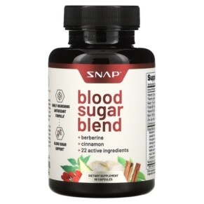 Snap Supplements Blood Sugar Blend 60 Capsules 850039253096