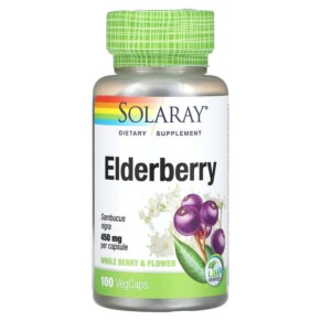 Solaray Elderberry 450 mg 100 VegCaps 076280124453