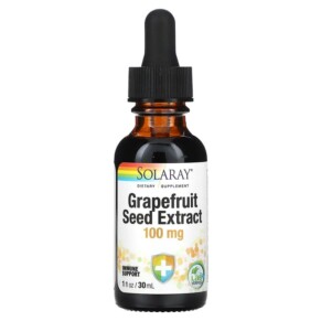 Solaray Grapefruit Seed Extract 100 mg 1 fl oz (30 ml) 076280116076