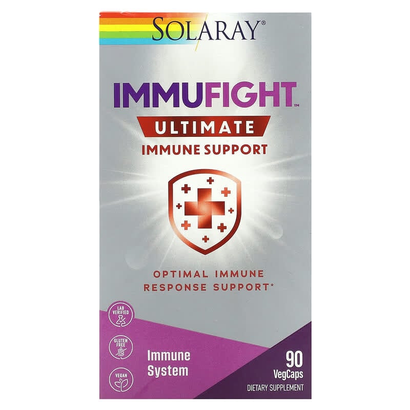 Solaray ImmuFight Ultimate Immune Support 90 VegCaps 1 Solaray ImmuFight Ultimate Immune Support 90 VegCaps 076280254921