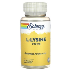Solaray L-Lysine 500 mg 60 VegCaps 076280049404