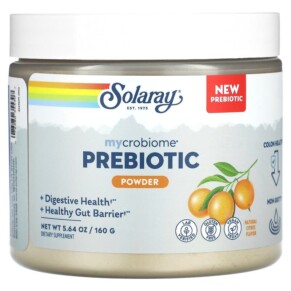 Solaray Mycrobiome Prebiotic Powder Natural Citrus 5.64 oz (160 g) 076280355307