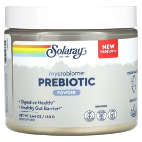 Solaray Mycrobiome Prebiotic Powder Unflavored 5.64 oz (160 g) 076280266191
