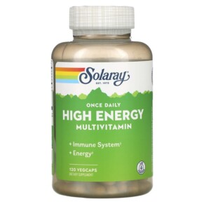 Solaray Once Daily High Energy Multivitamin 120 VegCaps 076280047318