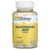 Solaray Pantothenic Acid 500 mg 100 VegCaps 076280043808