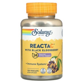 Solaray Reacta C with Black Elderberry 120 VegCaps 076280846638