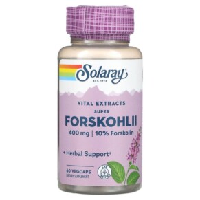 Solaray Super Forskohlii Root Extract 400 mg 60 VegCaps 076280644753