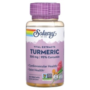 Solaray Turmeric 300 mg 60 VegCaps 076280038002