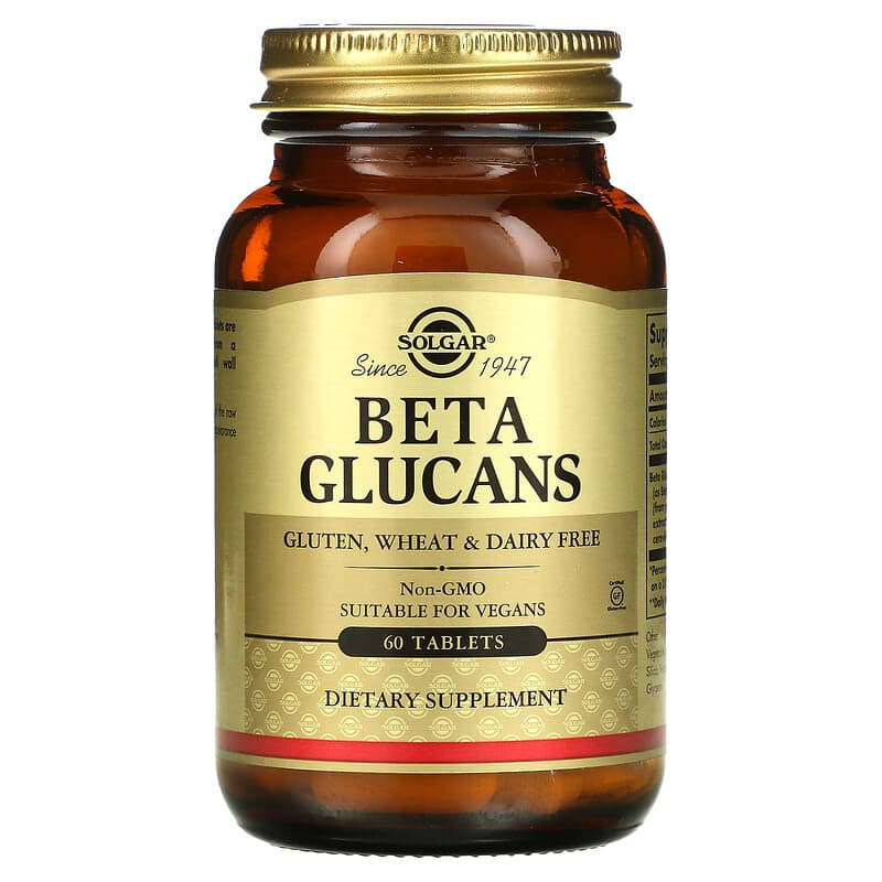 Solgar Beta Glucans 60 Tablets 1 Solgar Beta Glucans 60 Tablets 033984002357