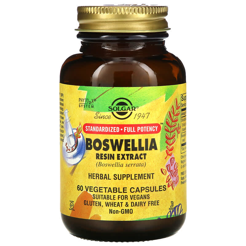 Solgar Boswellia Resin Extract 60 Vegetable Capsules 1 Solgar Boswellia Resin Extract 60 Vegetable Capsules 033984041141