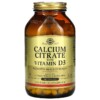 Solgar Calcium Citrate with Vitamin D3 240 Tablets 033984004320