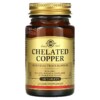 Solgar Chelated Copper 100 Tablets 033984006409