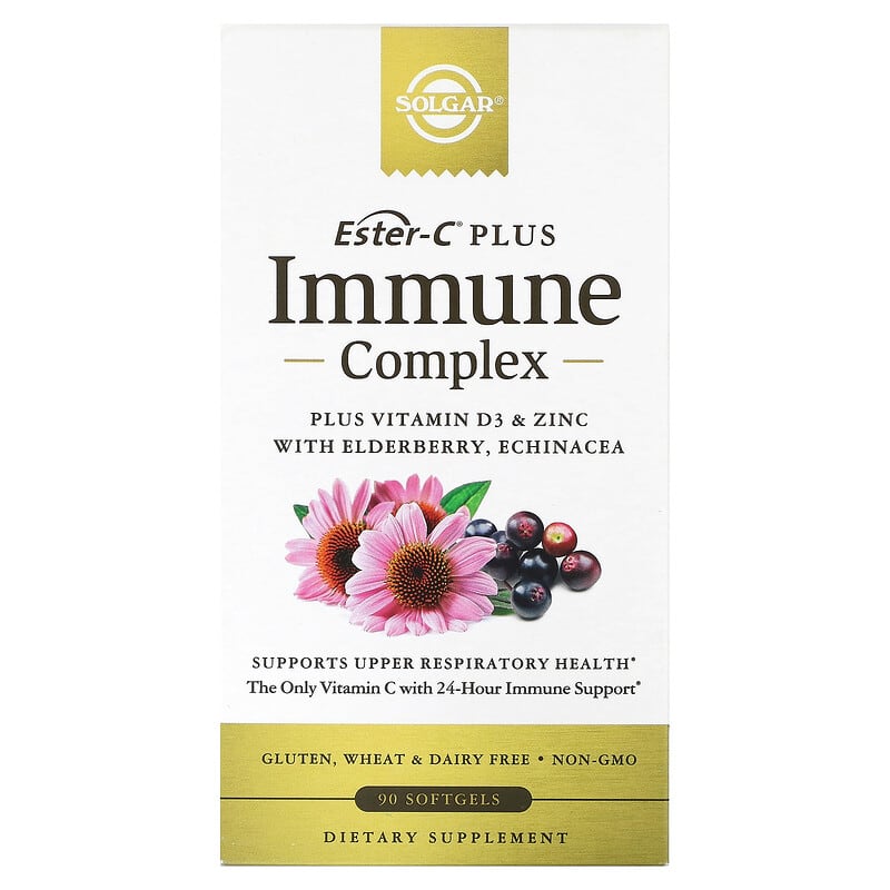 Solgar Ester-C Plus Immune Complex 90 Softgels 1 Solgar Ester-C Plus Immune Complex 90 Softgels 033984006850