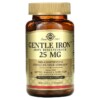 Solgar Gentle Iron 25 mg 180 Vegetable viên 3 Solgar Gentle Iron 25 mg 180 Vegetable Capsules 033984012509