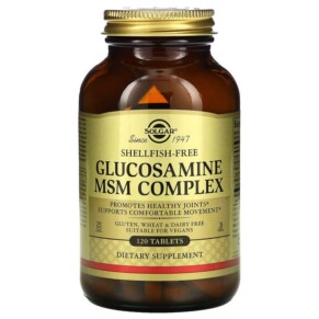 Solgar Glucosamine MSM Complex 120 Tablets 033984013155