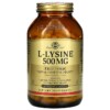Solgar L-Lysine Free Form 500 mg 250 Vegetable Capsules 2 Solgar L-Lysine Free Form 500 mg 250 Vegetable Capsules 033984016828