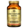 Solgar L-Methionine 500 mg 90 Vegetable Capsules 2 Solgar L-Methionine 500 mg 90 Vegetable Capsules 033984017542