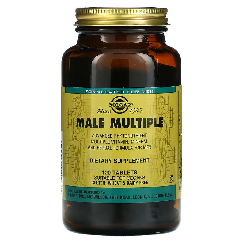 Solgar Male Multiple 120 viên 1 Solgar Male Multiple 120 Tablets 033984012066