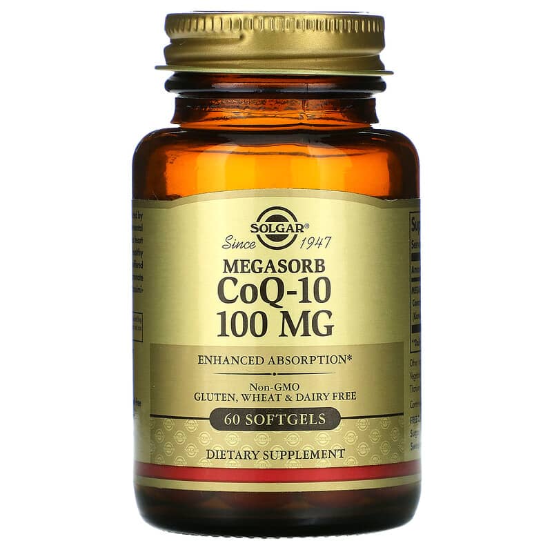 Solgar Megasorb CoQ-10 100 mg 60 Softgels 1 Solgar Megasorb CoQ-10 100 mg 60 Softgels 033984009523