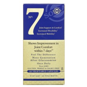 Solgar No.7 Joint Support & Comfort 60 Vegetable Capsules 033984505001