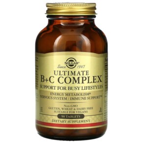 Solgar Ultimate B+C Complex 90 Tablets 033984027725