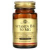 Solgar Vitamin B6 50 mg 100 viên 3 Solgar Vitamin B6 50 mg 100 Tablets 033984031005
