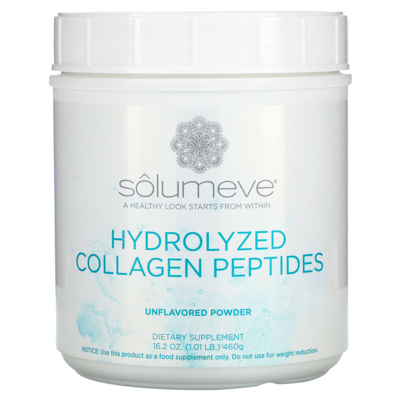 Solumeve Hydrolyzed Collagen Peptides Unflavored Powder 16 oz (1 lb) 460 g 1 Solumeve Hydrolyzed Collagen Peptides Unflavored Powder 16 oz (1 lb) 460 g 898220018260