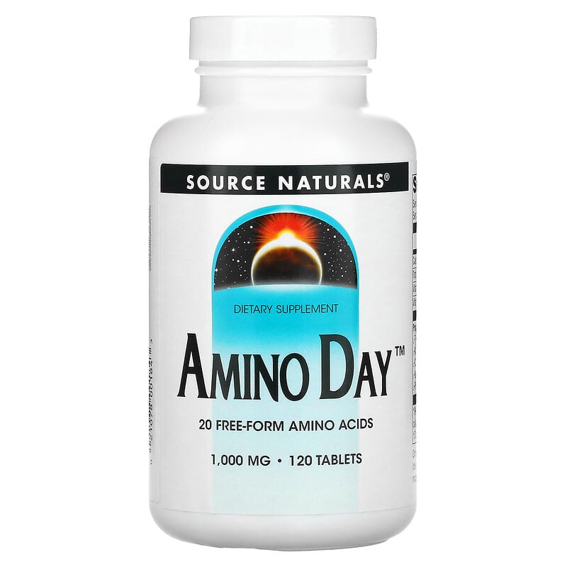 Source Naturals Amino Day 1.000 mg 120 Tablets 1 Source Naturals Amino Day 1.000 mg 120 Tablets 021078001843
