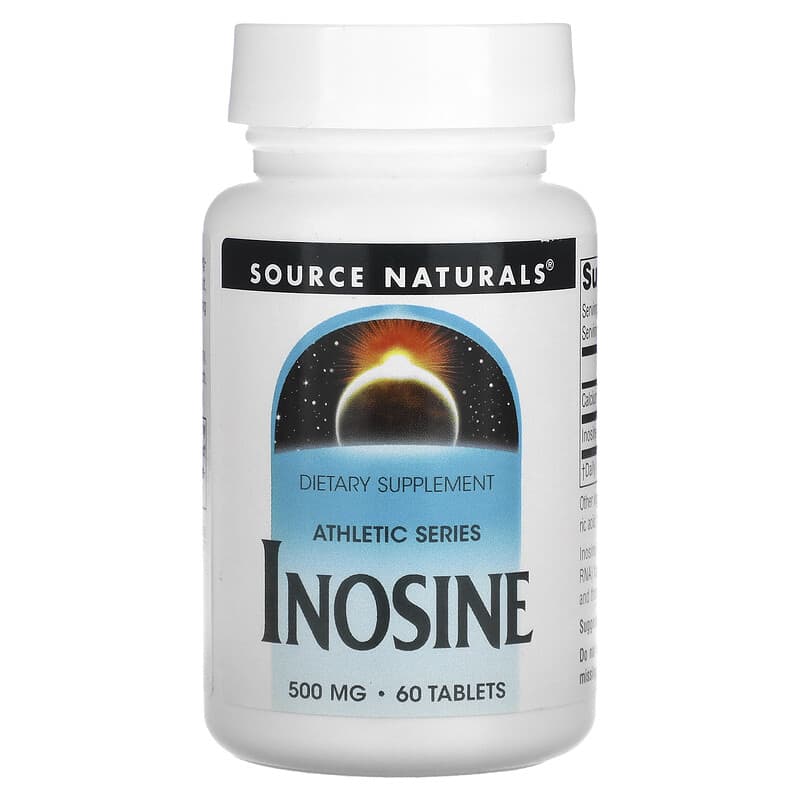 Source Naturals Athletic Series Inosine 500 mg 60 Tablets 1 Source Naturals Athletic Series Inosine 500 mg 60 Tablets 021078006527