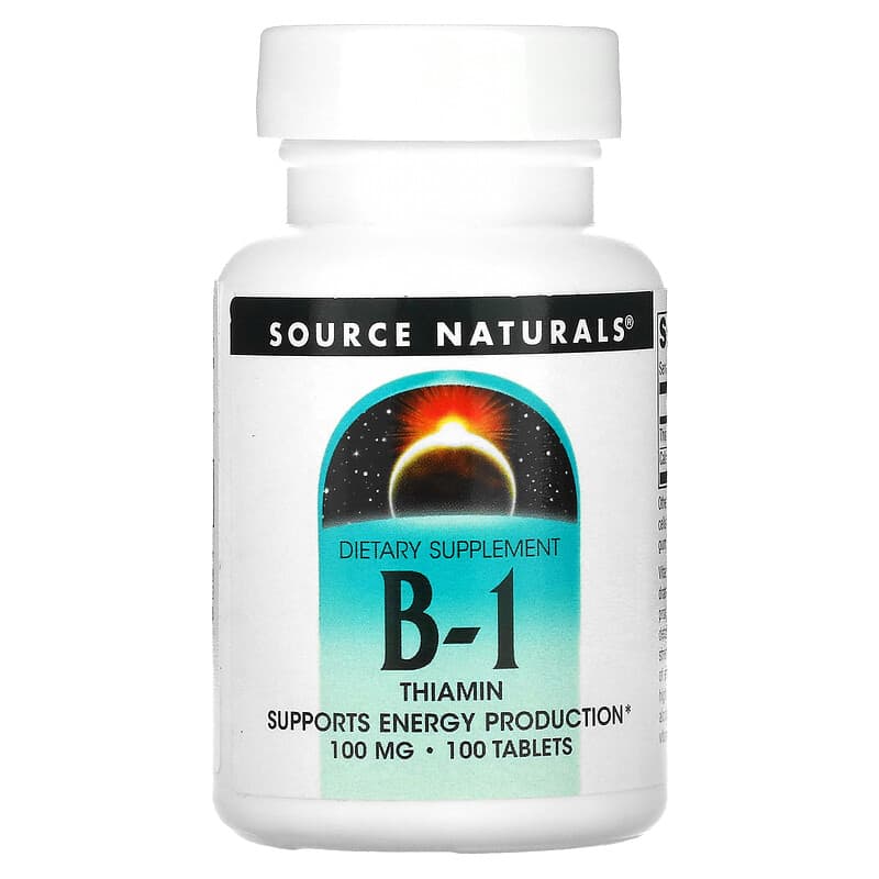 Source Naturals B-1 Thiamin 100 mg 100 viên 1 Source Naturals B-1 Thiamin 100 mg 100 Tablets 021078004073