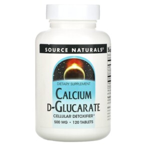 Source Naturals Calcium D-Glucarate 500 mg 120 Tablets 021078008712
