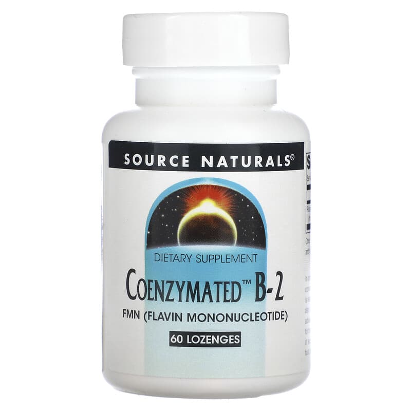 Source Naturals Coenzymated B-2 60 Lozenges 1 Source Naturals Coenzymated B-2 60 Lozenges 021078009351