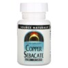 Source Naturals Copper Sebacate 22 mg 120 Tablets 021078008842