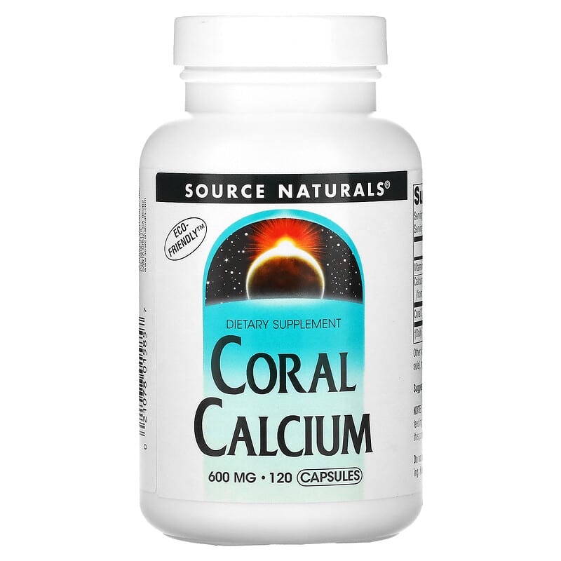 Source Naturals Coral Calcium 600 mg 120 viên 1 Source Naturals Coral Calcium 600 mg 120 Capsules 021078015857