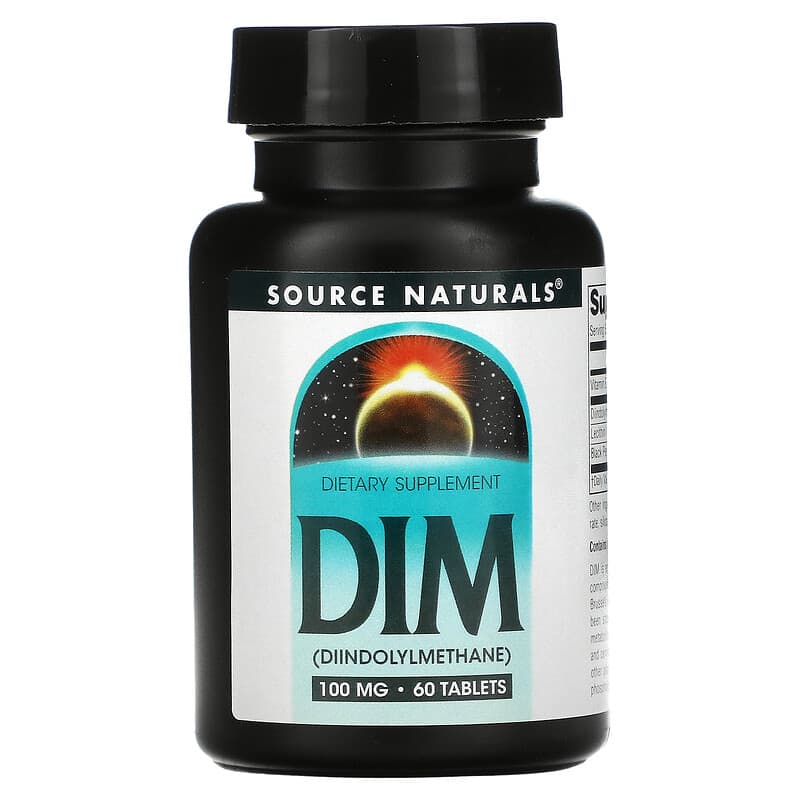 Source Naturals DIM 100 mg 60 viên 1 Source Naturals DIM 100 mg 60 Tablets 021078015215