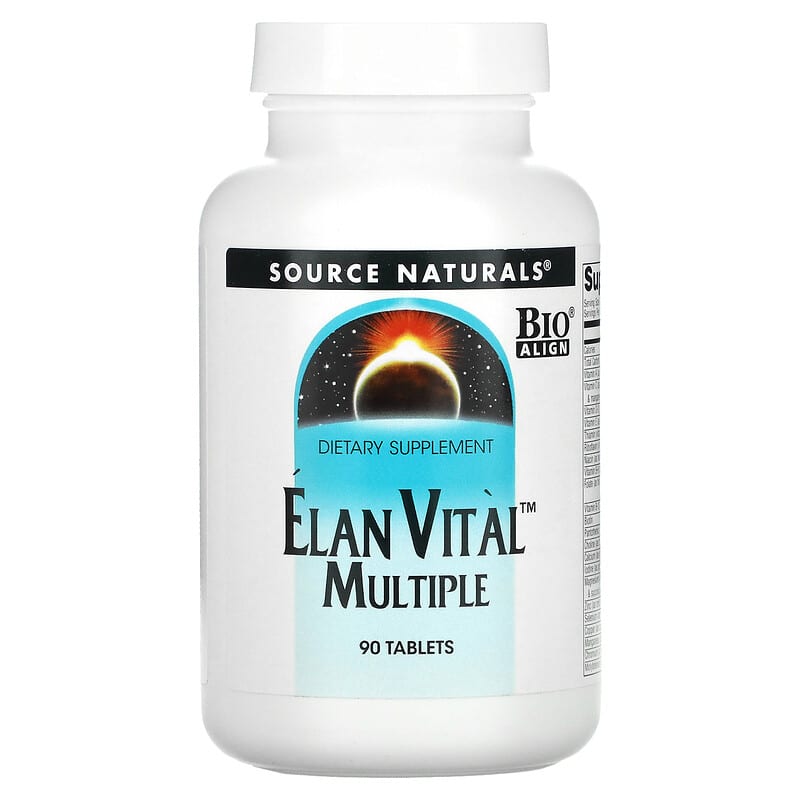Source Naturals Elan Vital Multiple 90 viên 1 Source Naturals Elan Vital Multiple 90 Tablets 021078000600