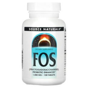 Source Naturals FOS 1.000 mg 100 Tablets 021078005759