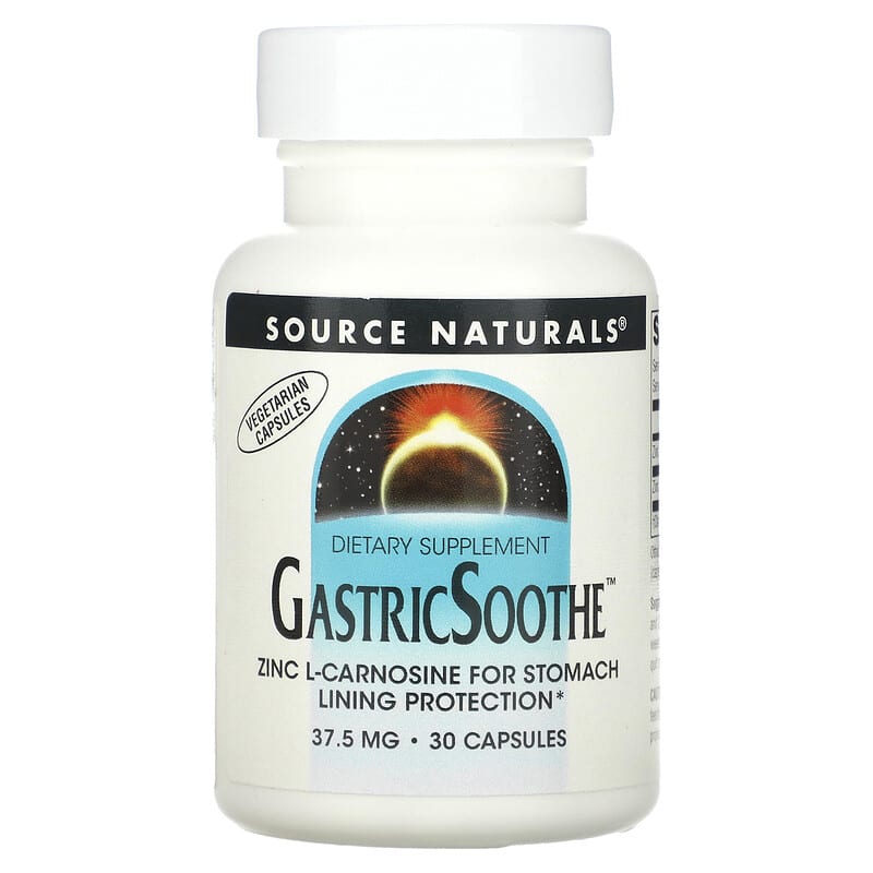 Source Naturals GastricSoothe 37.5 mg 30 Capsules 1 Source Naturals GastricSoothe 37.5 mg 30 Capsules 021078022954