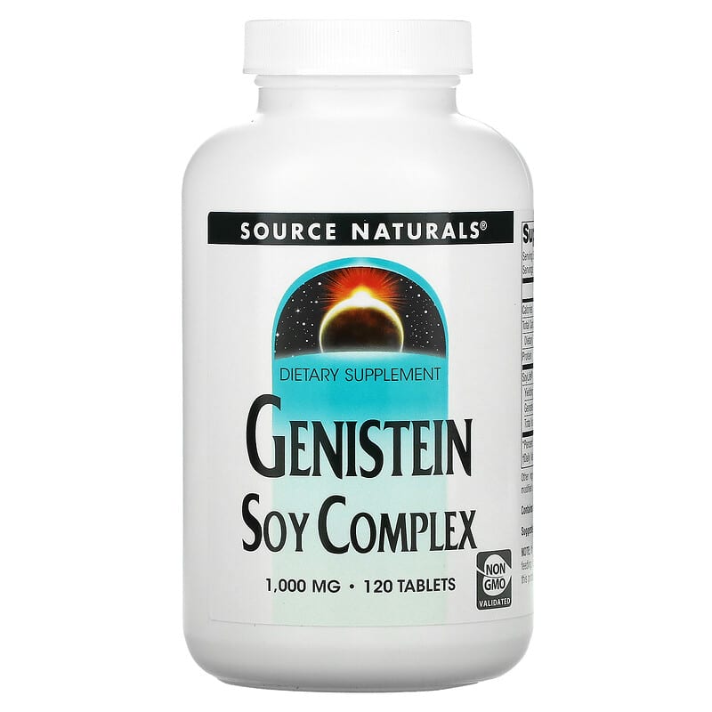 Source Naturals Genistein Soy Complex 1.000 mg 120 Tablets 1 Source Naturals Genistein Soy Complex 1.000 mg 120 Tablets 021078000501