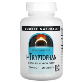 Source Naturals L-Tryptophan 500 mg 120 Tablets 021078019800