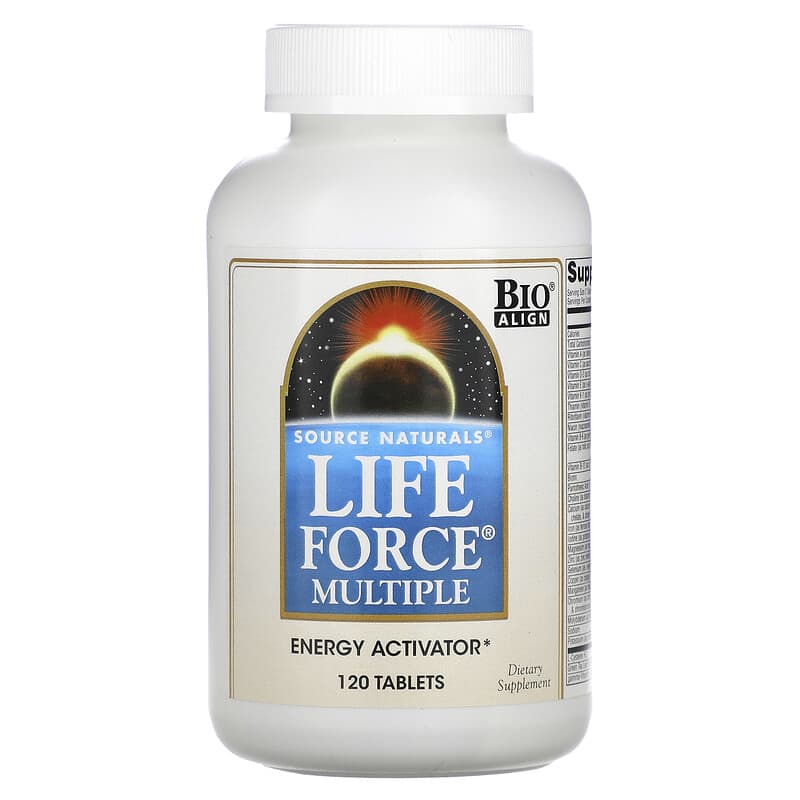 Source Naturals Life Force Multiple 120 Tablets 1 Source Naturals Life Force Multiple 120 Tablets 021078007975